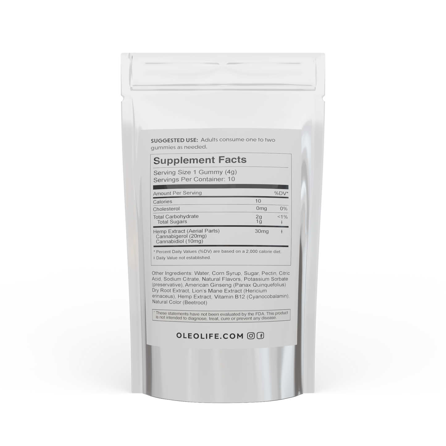 CBG Energy Gummies